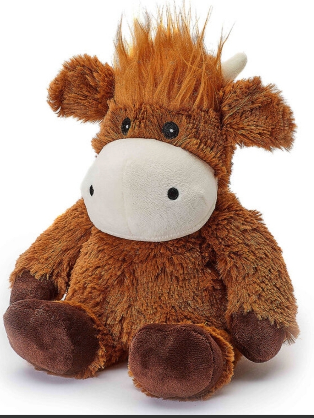 Highland Cow Lavendar Scented Weighted Warmies Heated Animal